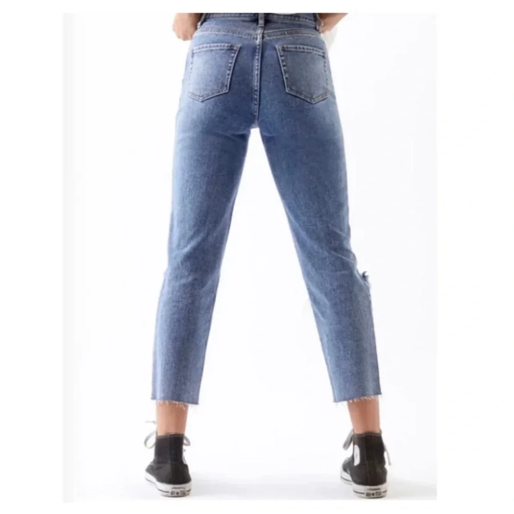 PACSUN Ripped Straight Leg Jeans - Picture 4 of 10